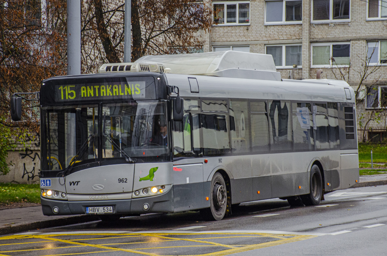 Vilnius, Solaris Urbino III 12 CNG № 962