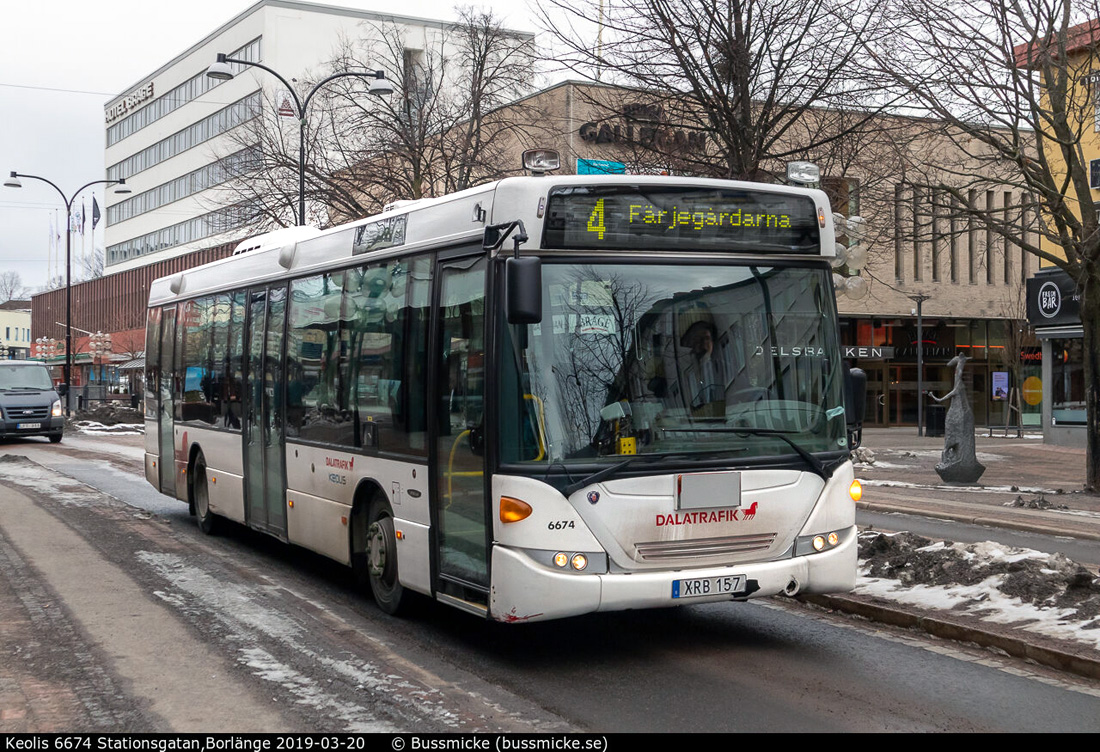 Borlänge, Scania OmniLink CK230UB 4x2LB # 6674