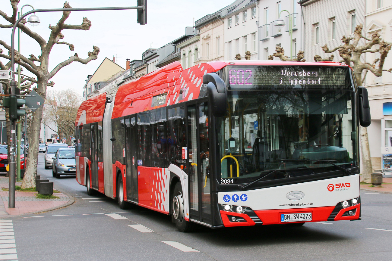 Bonn, Solaris Urbino IV 18 electric # 2034