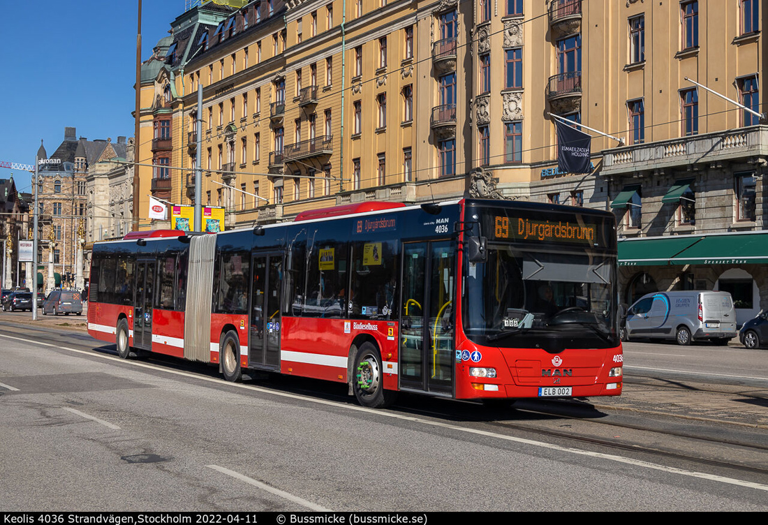 Stockholm, MAN A23 Lion's City G NG323 # 4036