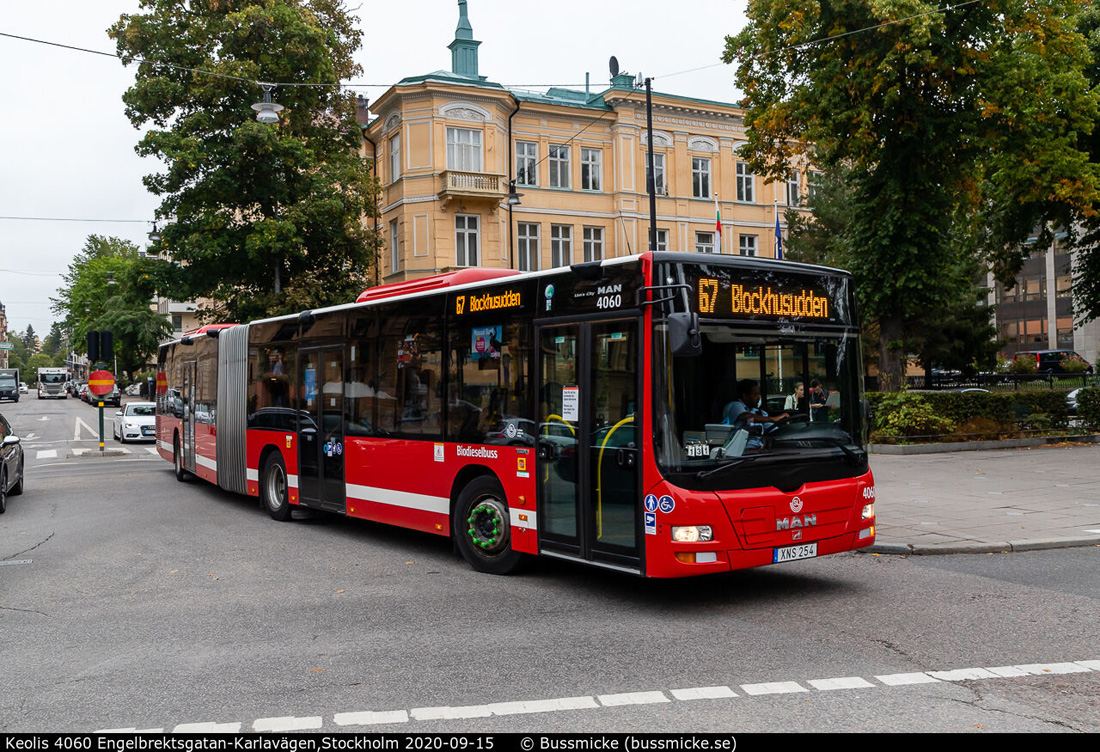 Stockholm, MAN A23 Lion's City G NG323 # 4060