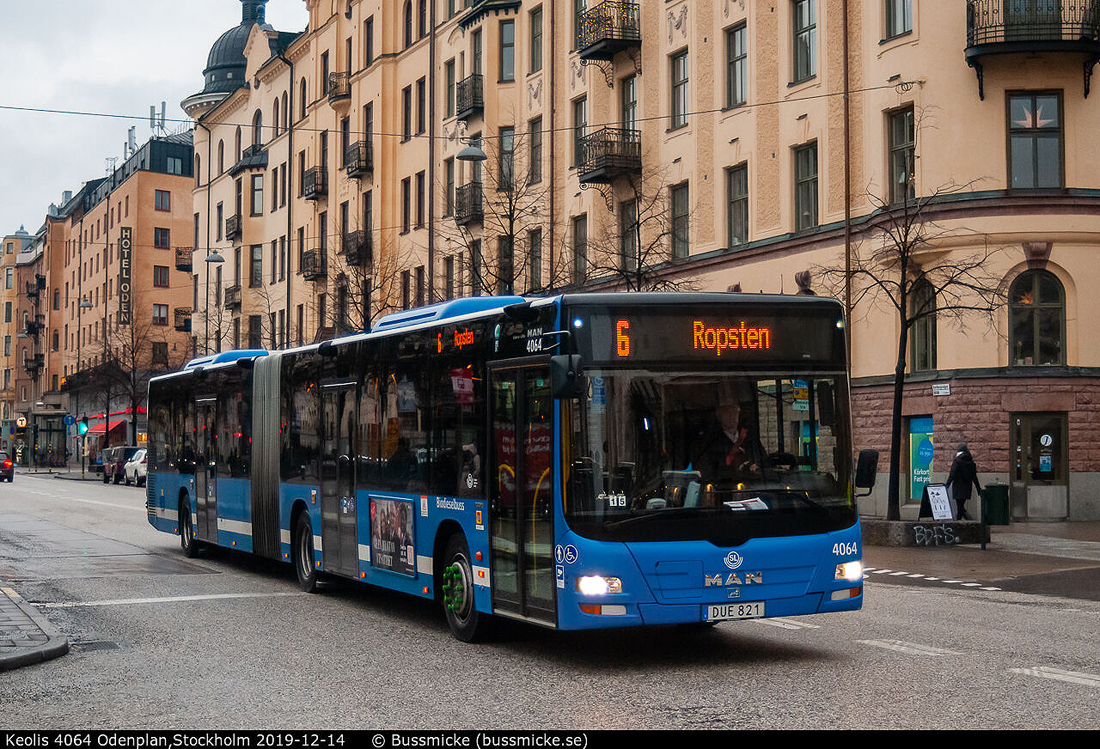 Stockholm, MAN A23 Lion's City G NG323 # 4064