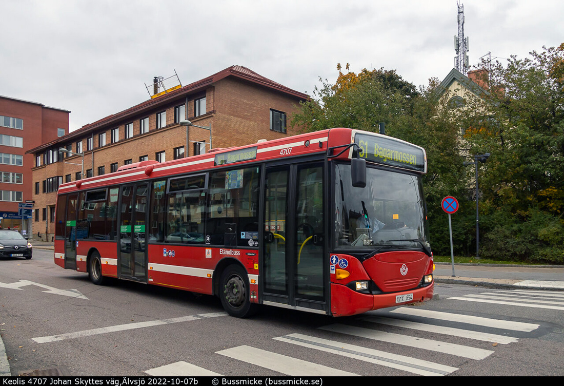 Stockholm, Scania OmniLink CL94UB 4X2LB # 4707