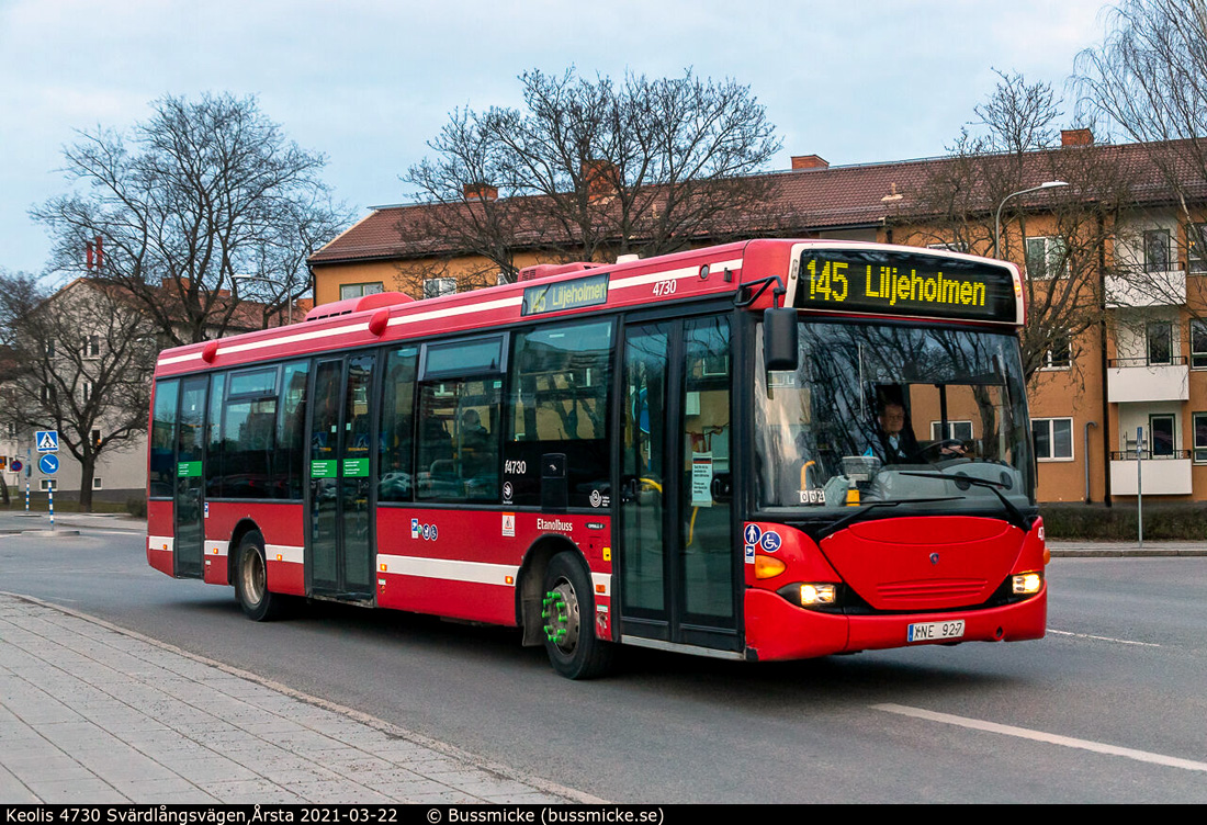 Stockholm, Scania OmniLink CL94UB 4X2LB nr. 4730