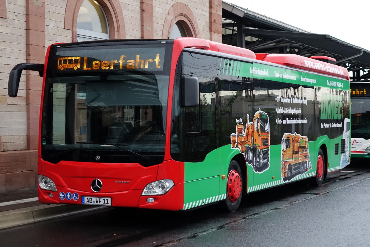Aschaffenburg, Mercedes-Benz Citaro C2 LE Hybrid # AB-WF 11