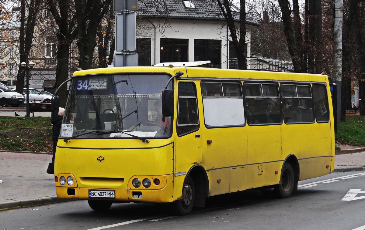 Lviv, Bogdan А09201 No. ВС 4037 ММ