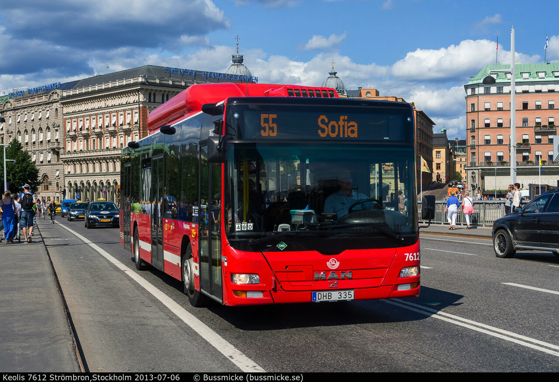 Stockholm, MAN A21 Lion's City NL**3 CNG # 7612