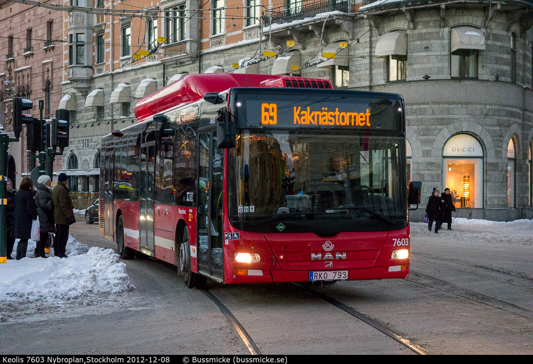 Stockholm, MAN A21 Lion's City NL**3 CNG # 7603
