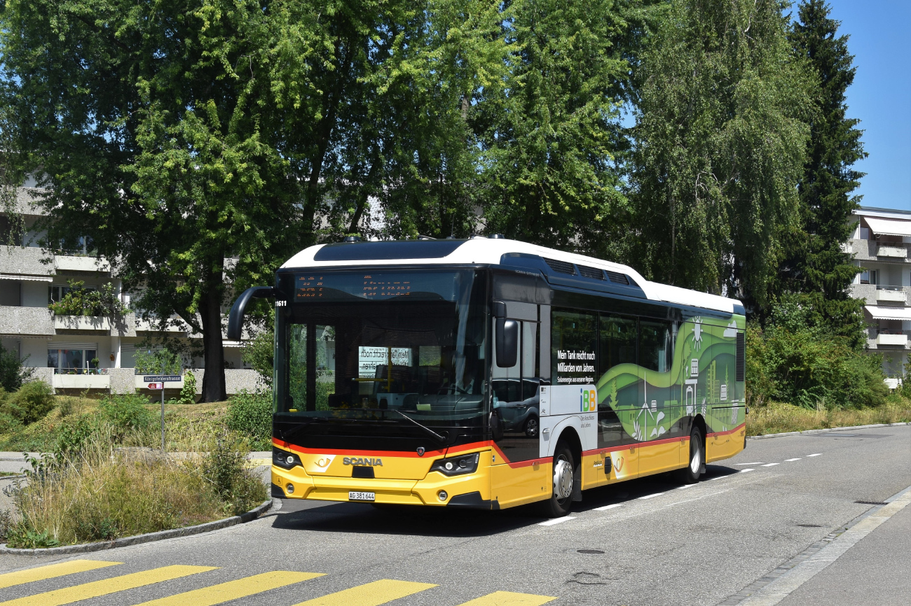Aarau, Scania Citywide LF II 12M BEV №: 11611