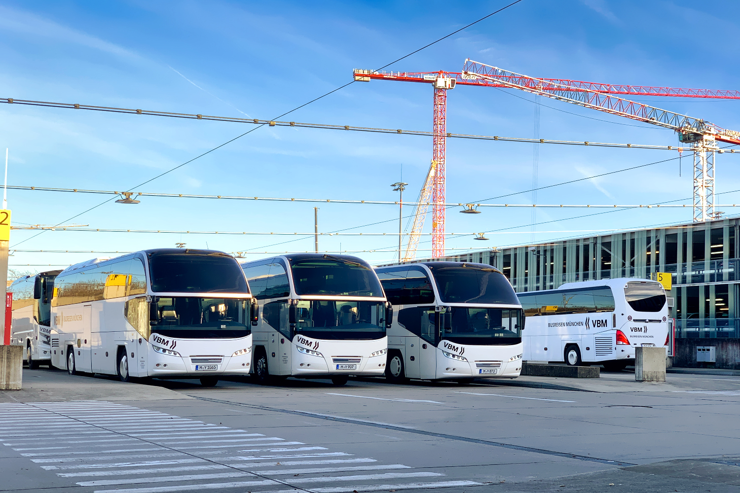 Munich, Neoplan N1216HD Cityliner # M-Y 1065; Munich, Neoplan N1216HD Cityliner # M-Y 907; Munich, Neoplan N1216HD Cityliner # M-Y 873