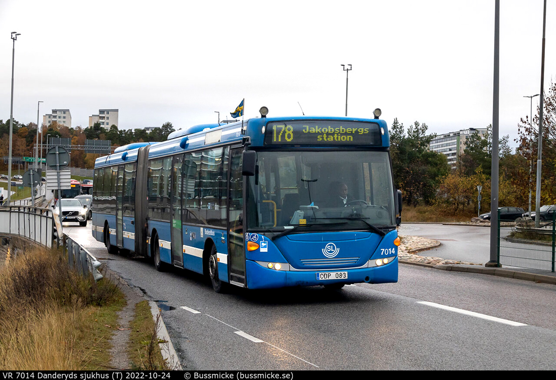 Stockholm, Scania OmniLink CK280UA 6x2/2LB # 7014