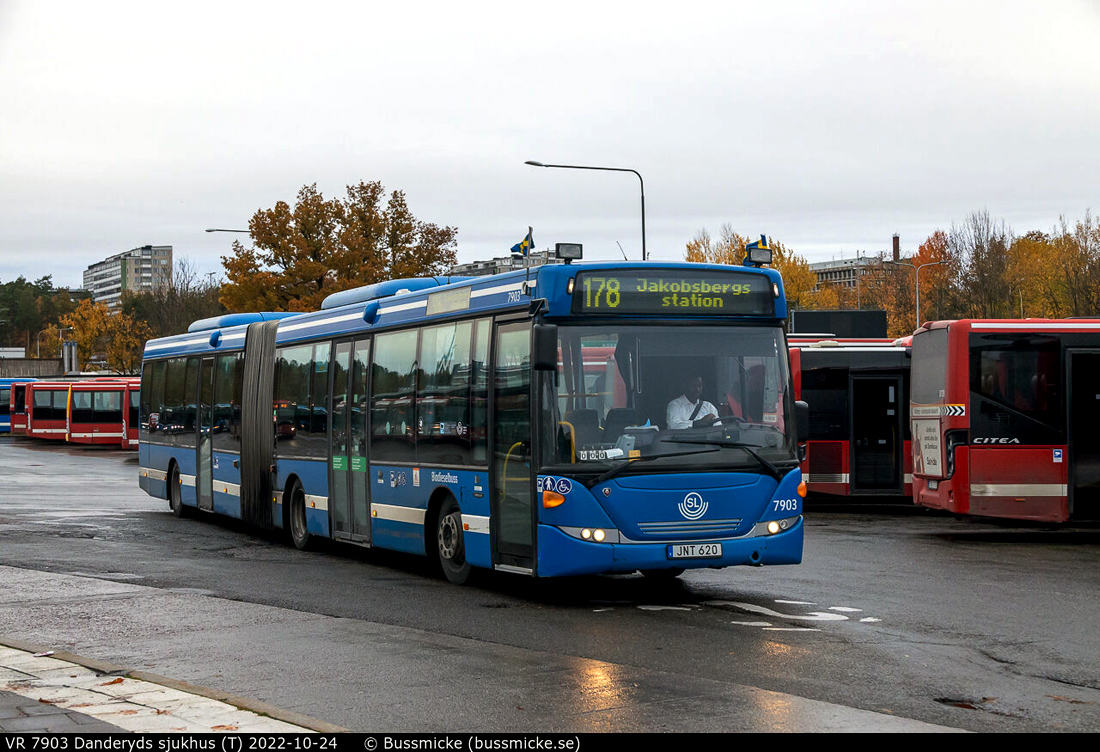 Стокгольм, Scania OmniLink CK270UA 6x2/2LB № 7903