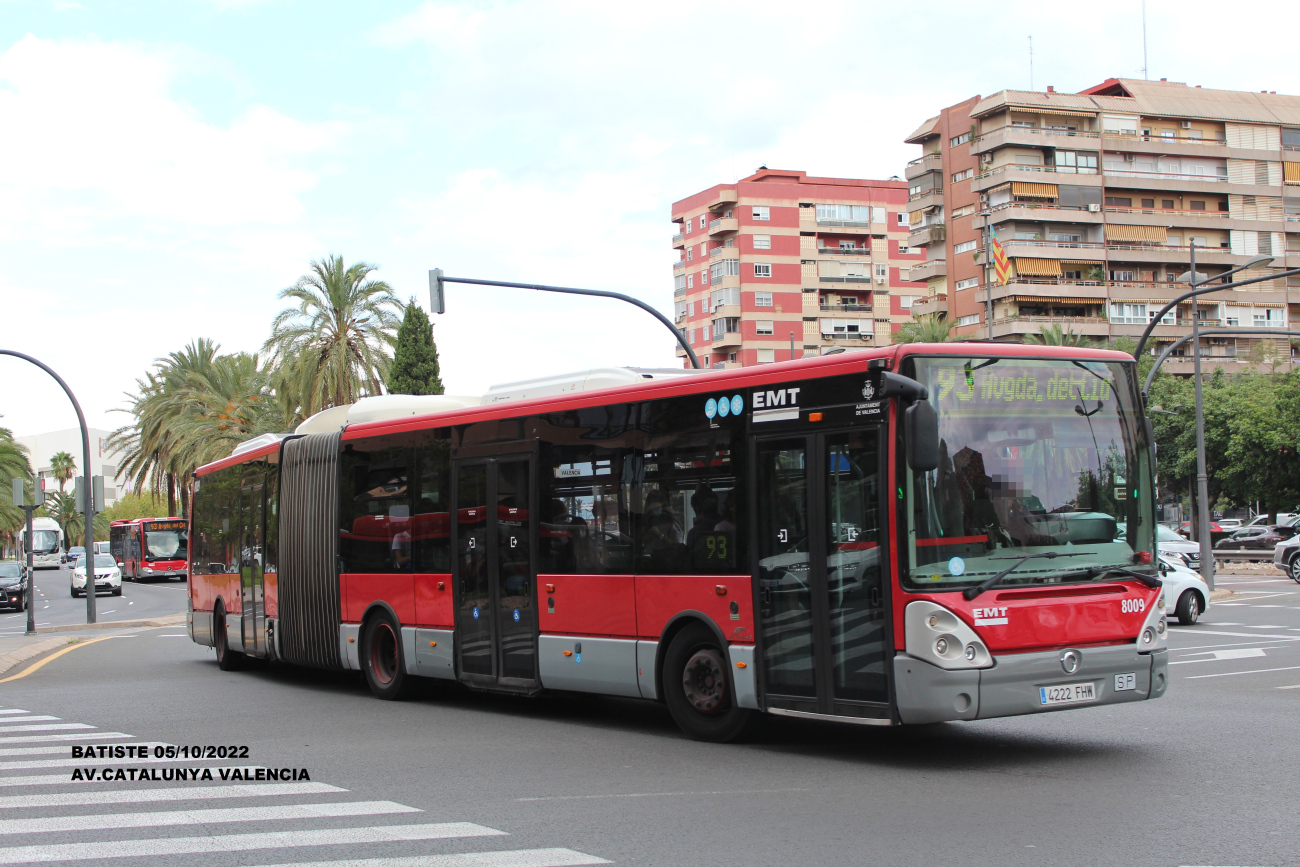 Валенсия, Hispano (Irisbus Citelis 18M) № 8009