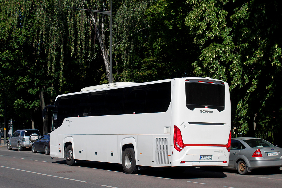 Kaunas, Scania Touring HD (Higer A80T) č. 481