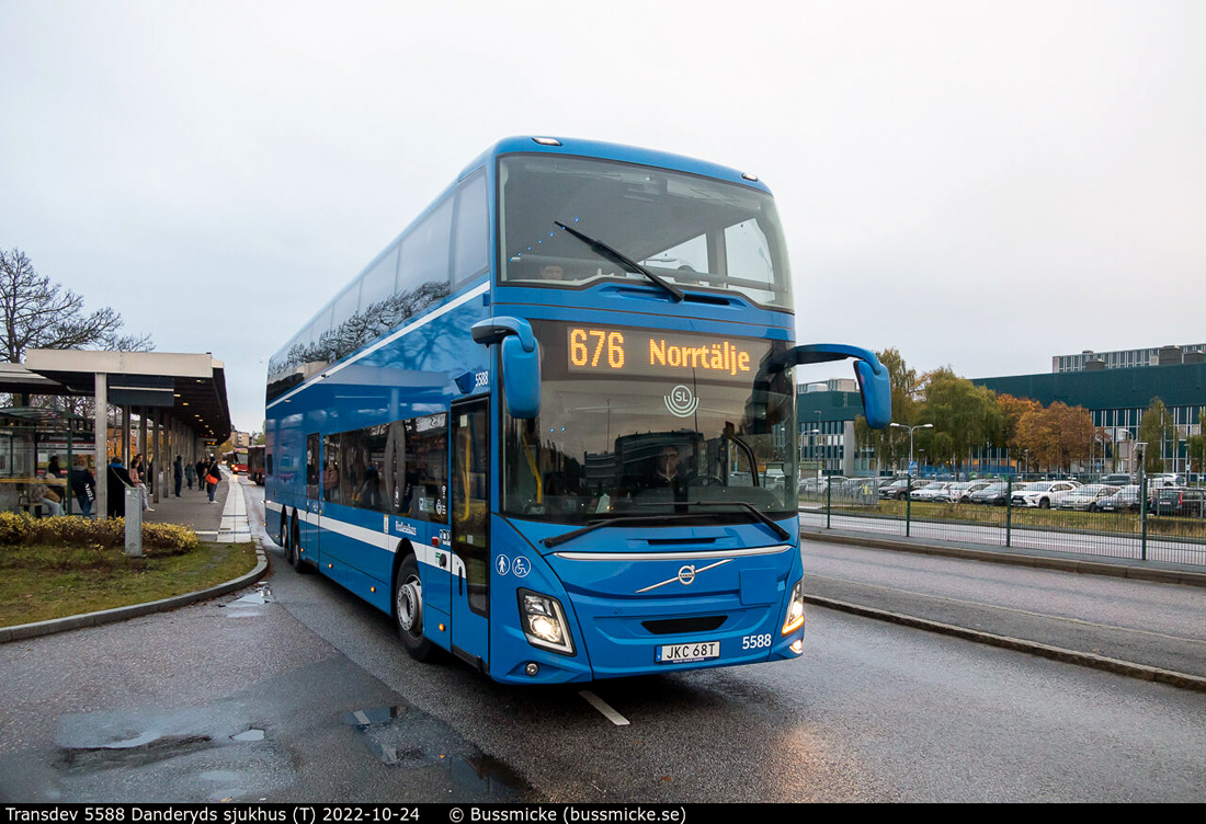 Стокгольм, Volvo 9700DD № 5588
