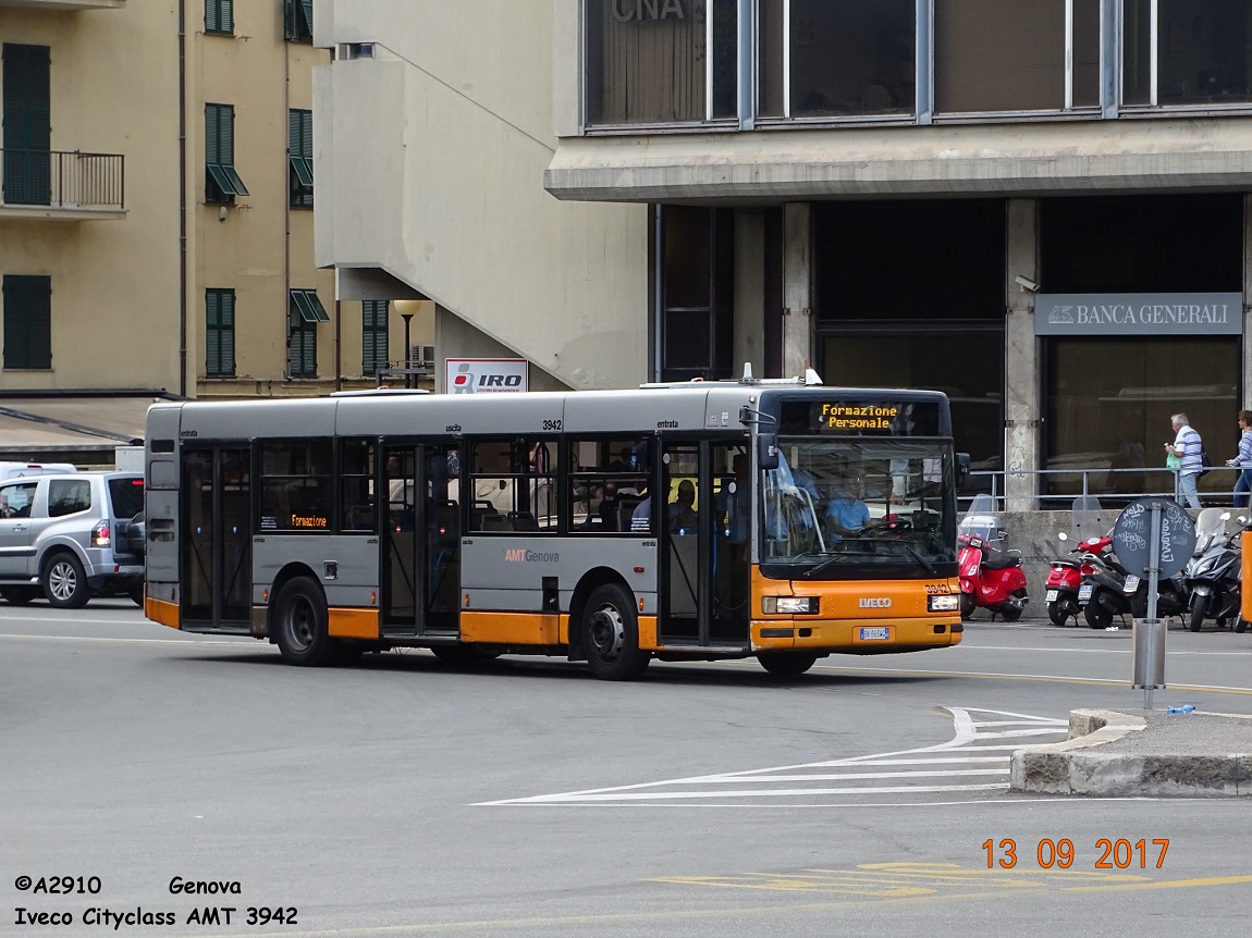 Genova, IVECO CityClass 491E.10.27 # 3942
