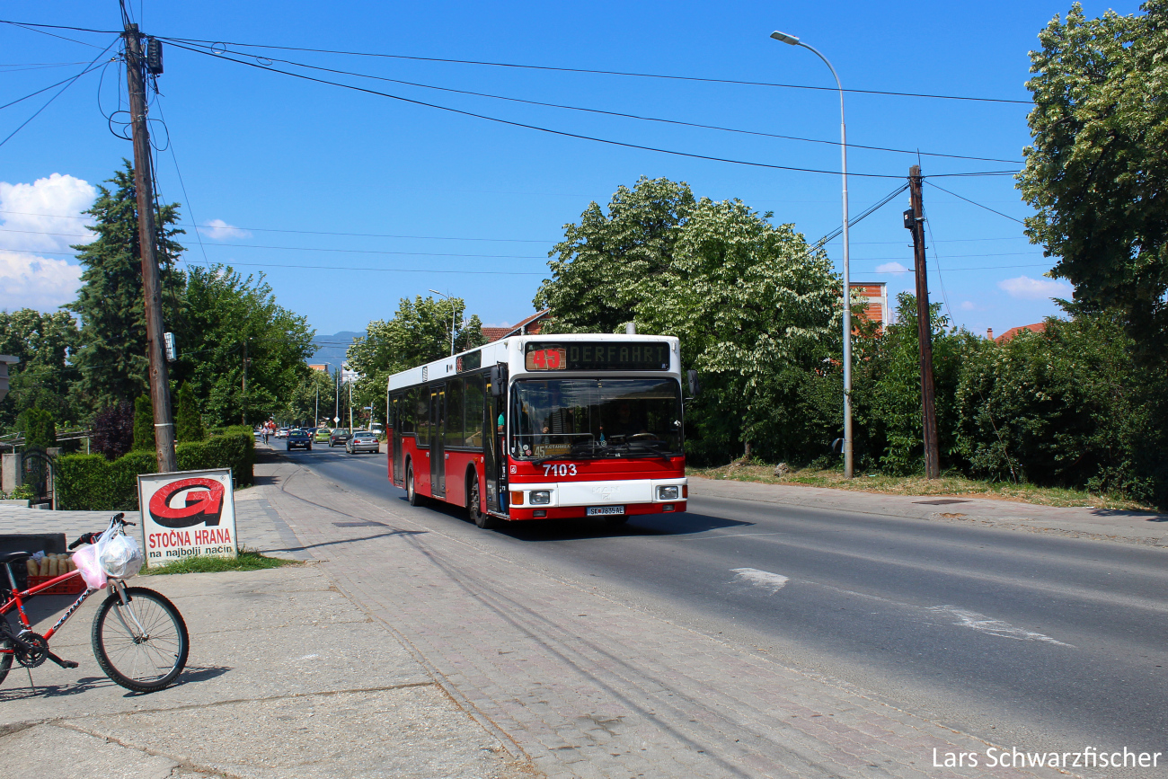 Skopje, MAN A10 NL262 # 7103