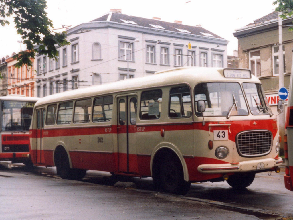 Брно, Škoda 706 RTO № 202