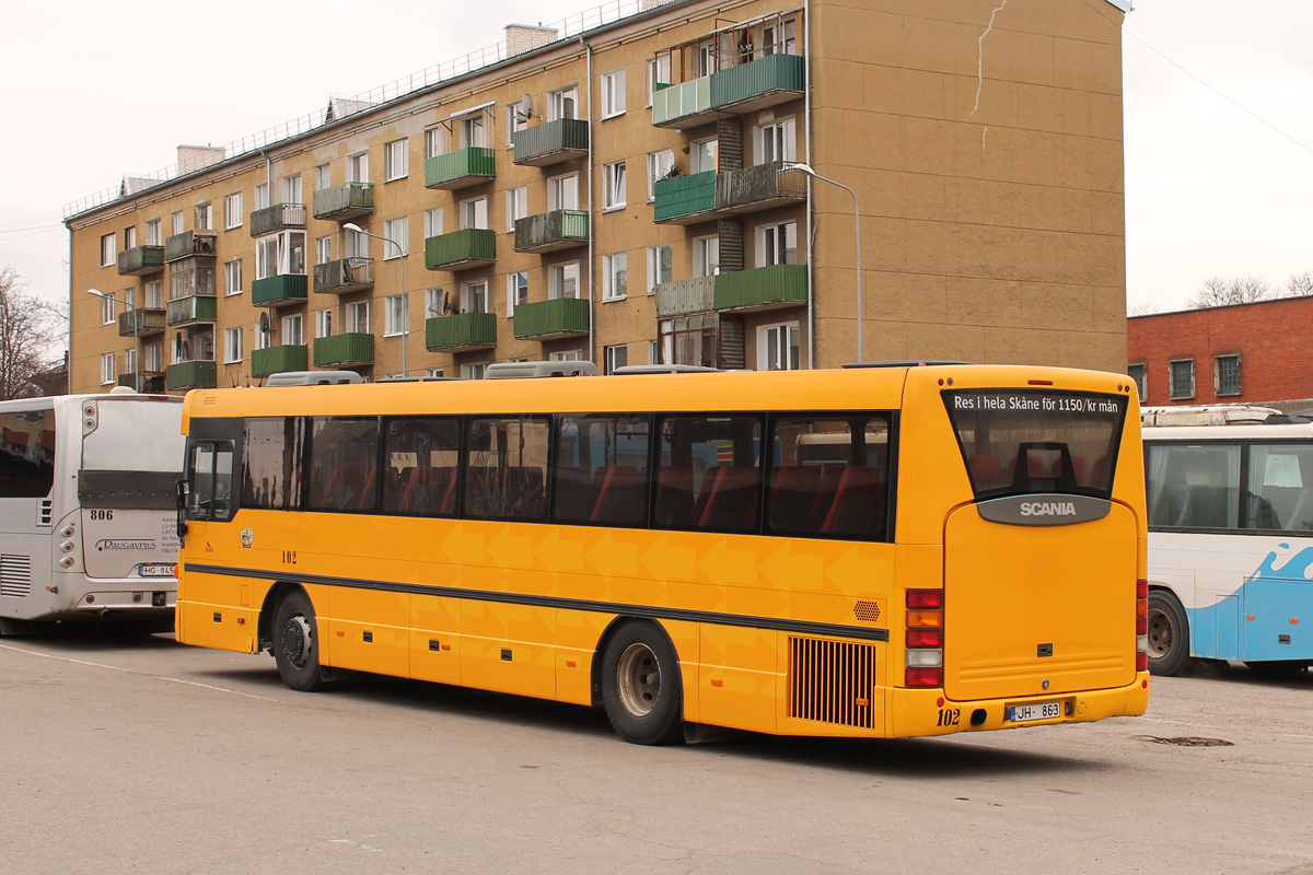 Daugavpils, Scania OmniLine IL94IB 4X2NB # 102