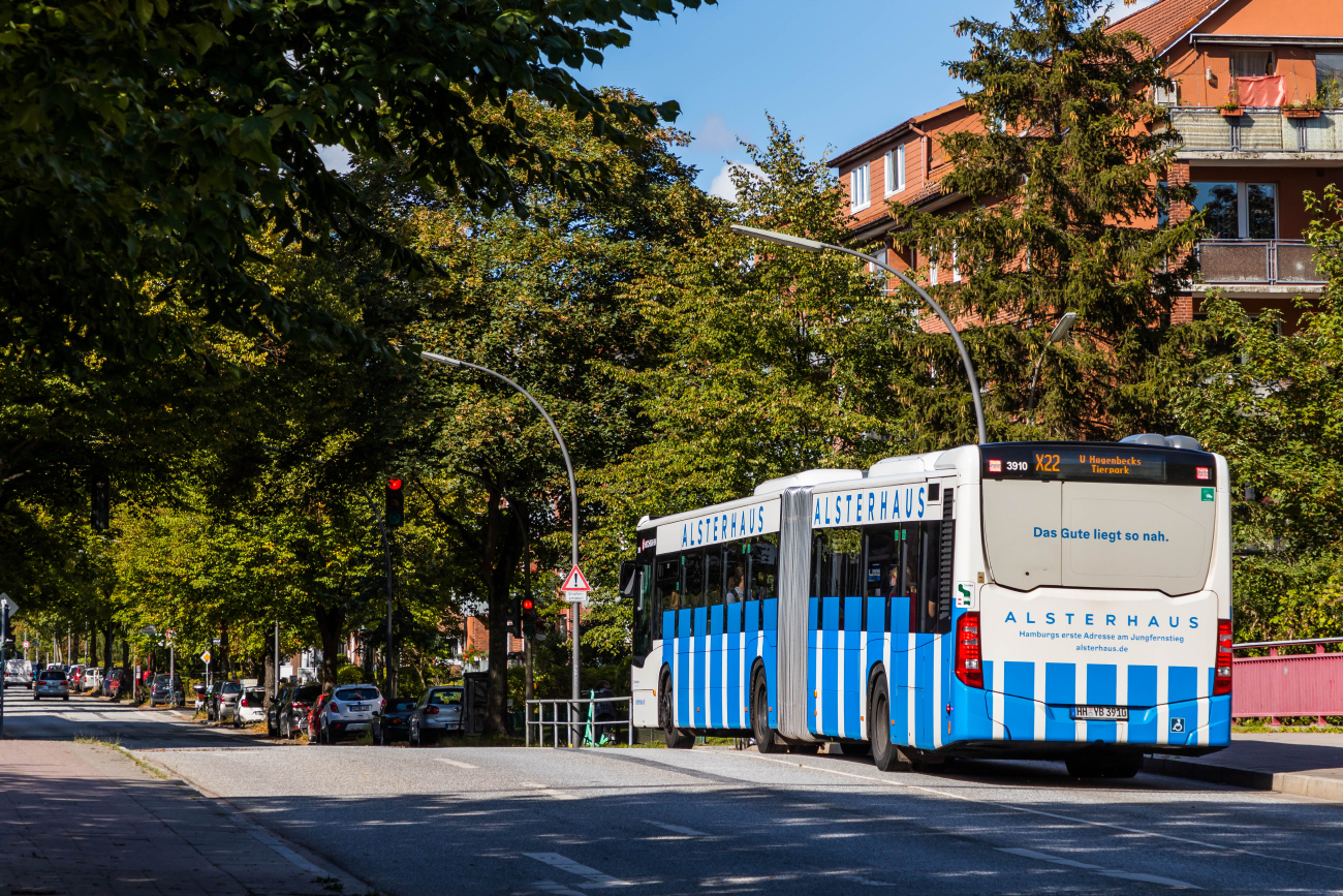 Гамбург, Mercedes-Benz Citaro C2 G № 3910