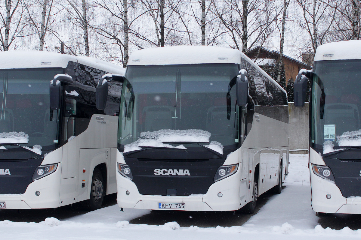 Kaunas, Scania Touring HD (Higer A80T) № KFV 745