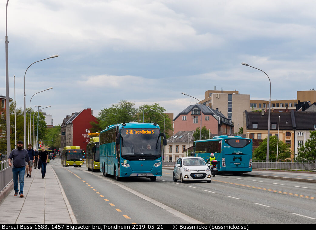Trondheim, Scania OmniExpress 360 # N1683