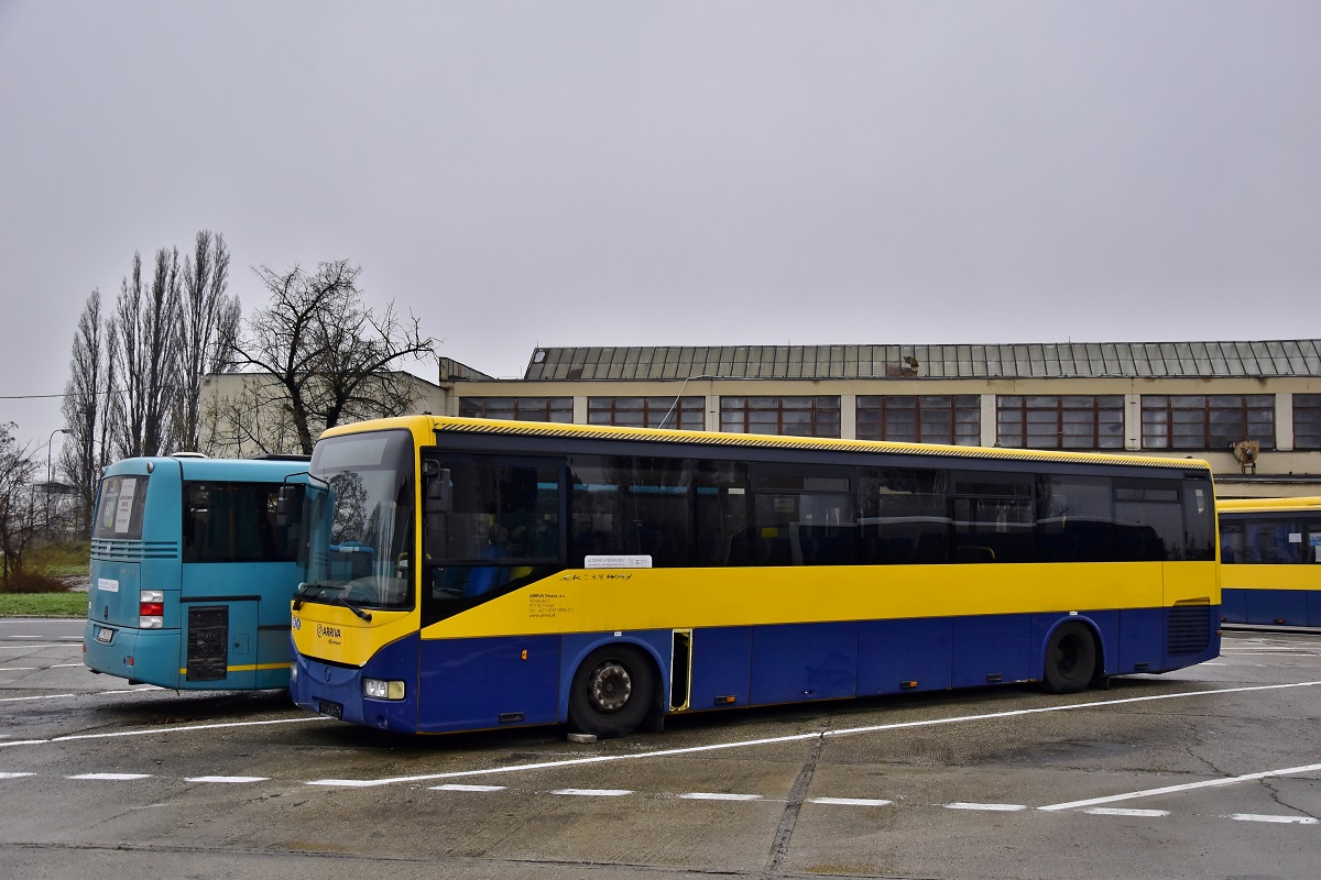Piešťany, SOR C 10.5 nr. TT-639GX; Piešťany, Irisbus Crossway 12.8M nr. TT-684DA