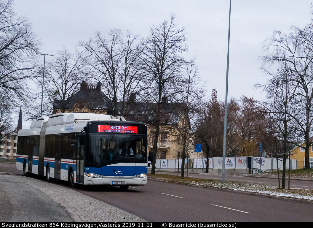 Västerås, Solaris Urbino III 18 CNG # 864
