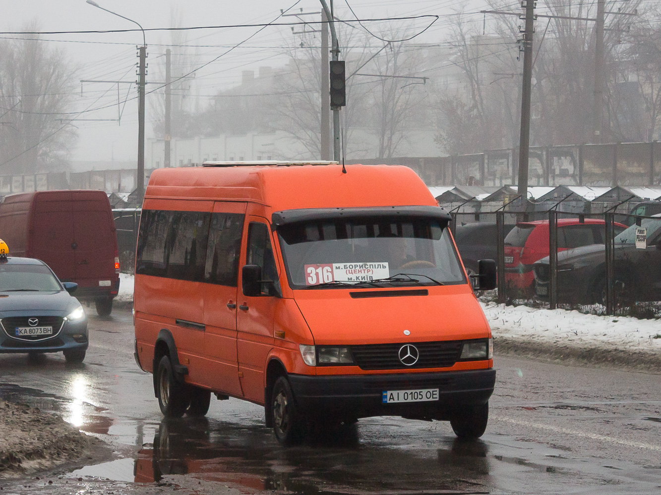 Borispol, Mercedes-Benz Sprinter 412D # АІ  0105 ОЕ