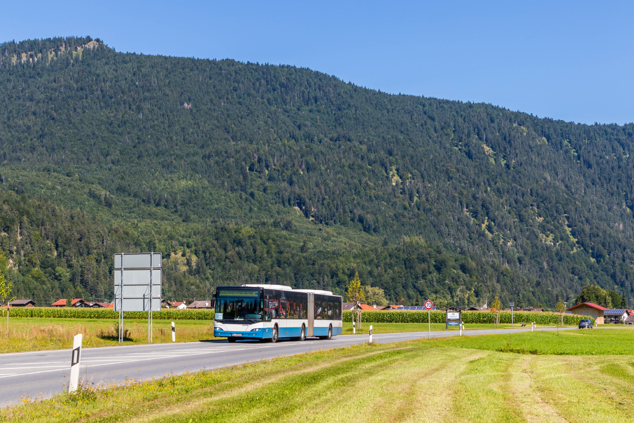 Хайльбронн, Neoplan N4522/3 Centroliner Evolution № HN-JH 6966; Гармиш-Партенкирхен — Ersatzverkehr Mittenwald — Garmisch-Partenkirchen — Murnau Juni-September 2022