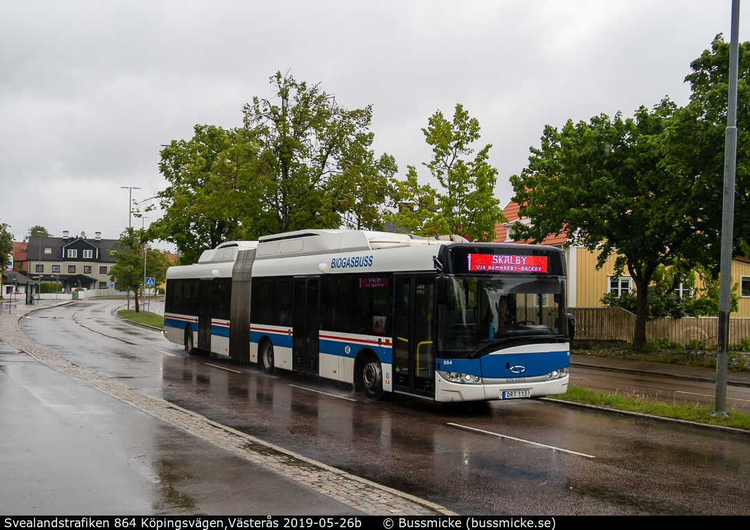 Västerås, Solaris Urbino III 18 CNG # 864