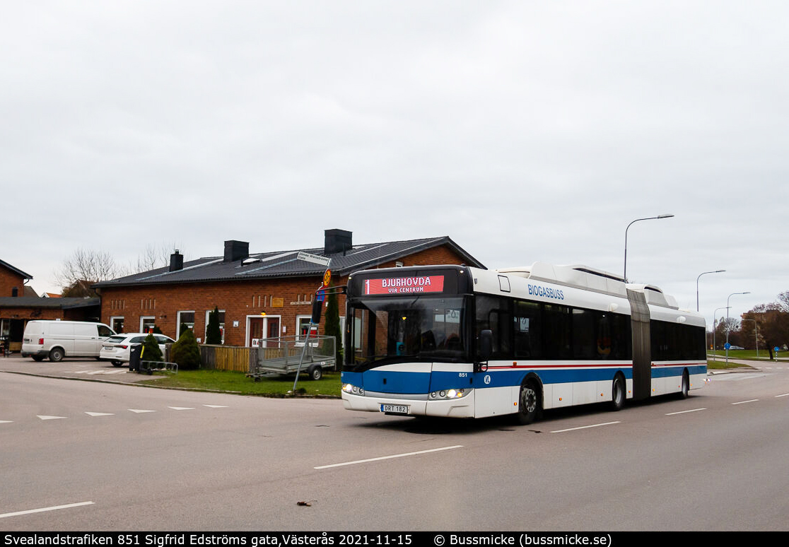 Västerås, Solaris Urbino III 18 CNG # 851