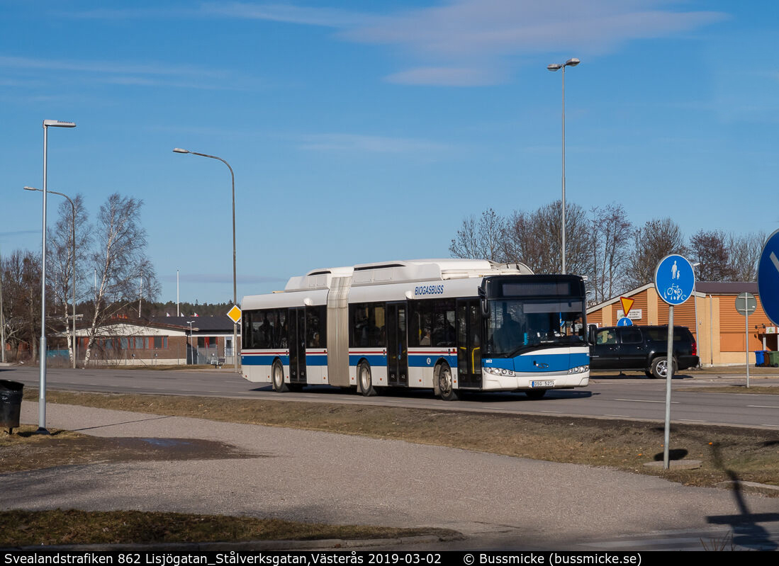 Västerås, Solaris Urbino III 18 CNG # 862