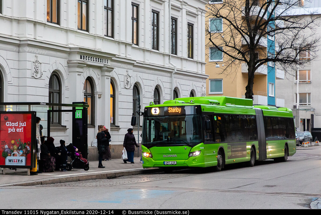 Nyköping, Scania Citywide LFA CNG № 11015