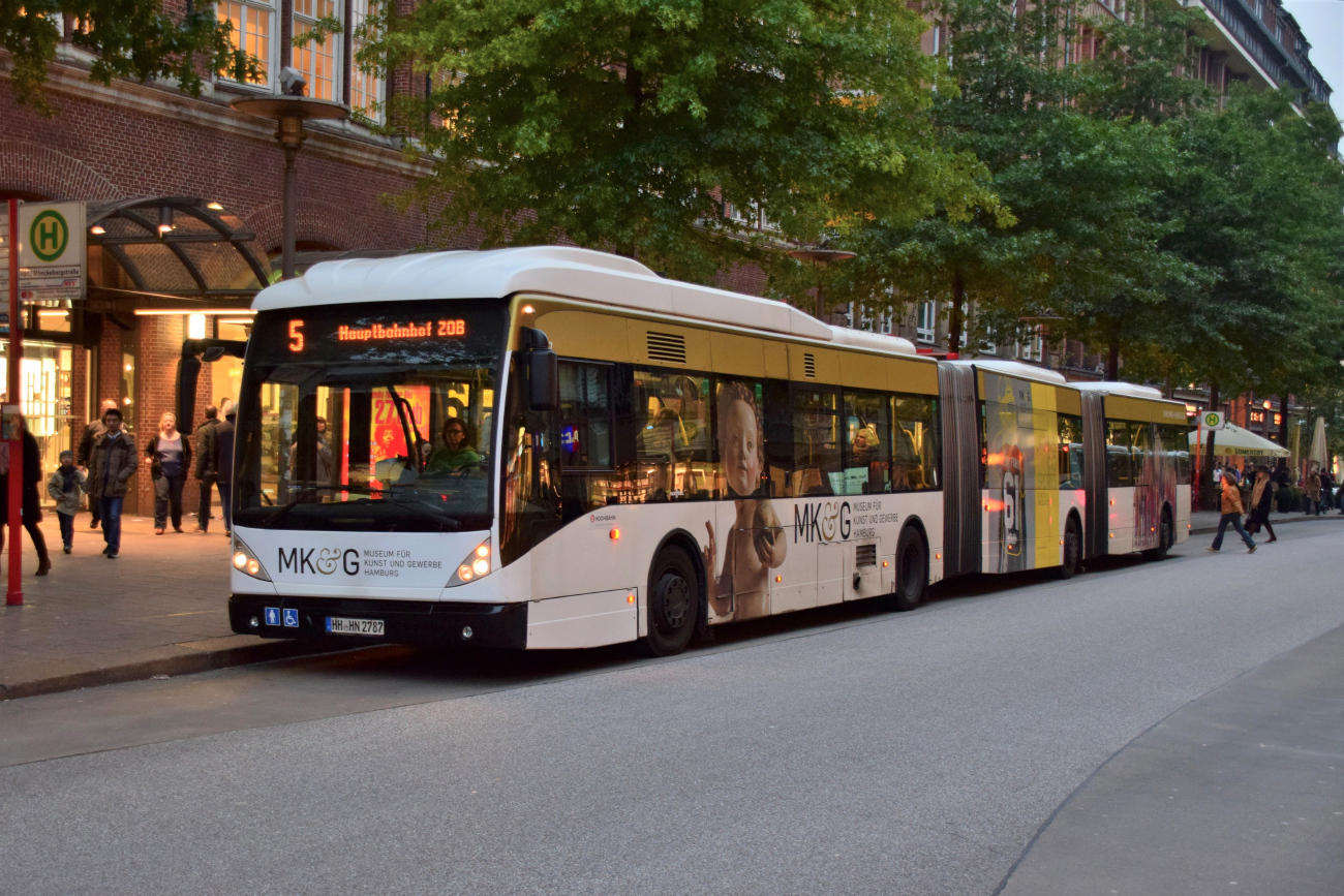Hamburg, Van Hool New AGG300 # 8707