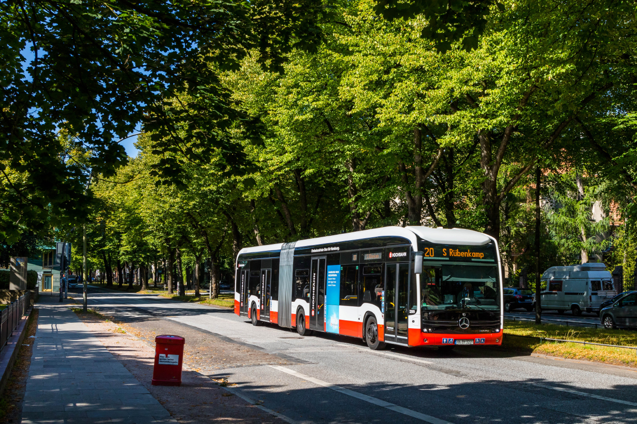 Гамбург, Mercedes-Benz eCitaro G № 3209