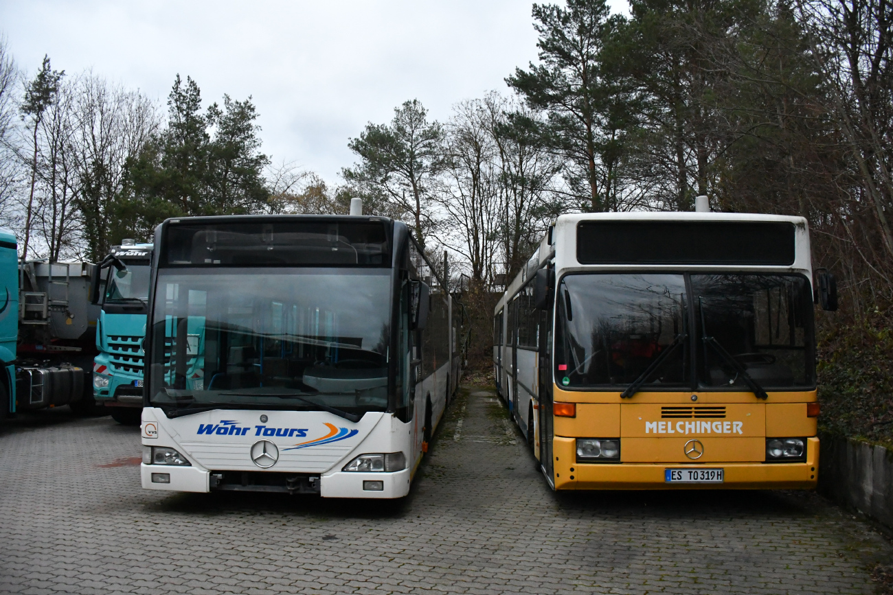 Эслинген-ам-Неккар, Mercedes-Benz O405G № ES-TO 319H; Бёблинген, Mercedes-Benz O530 Citaro G № ---