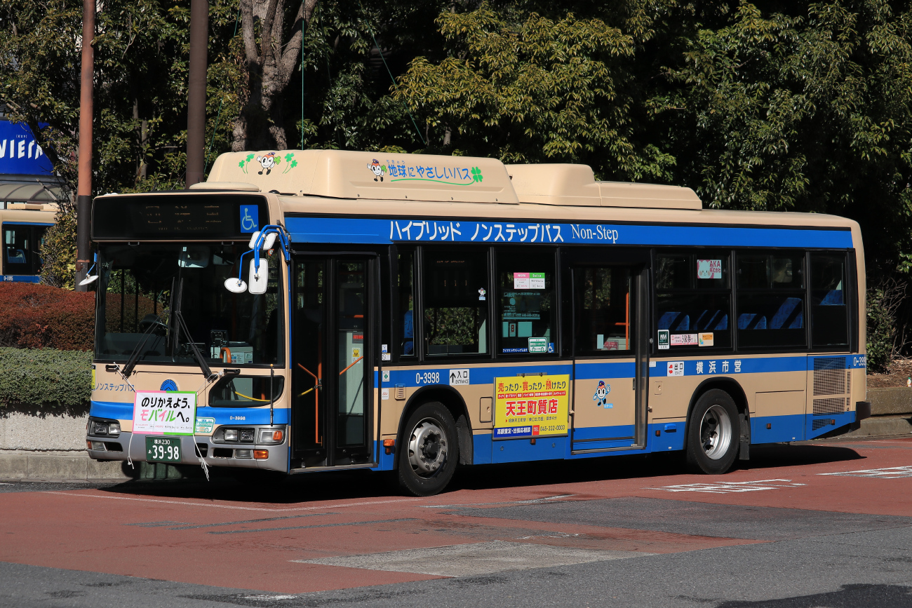 Иокогама, Hino Blue Ribbon City Hybrid № 0-3998