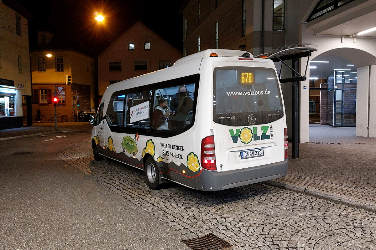 Calw, Mercedes-Benz Sprinter City 75 No. CW-V 218