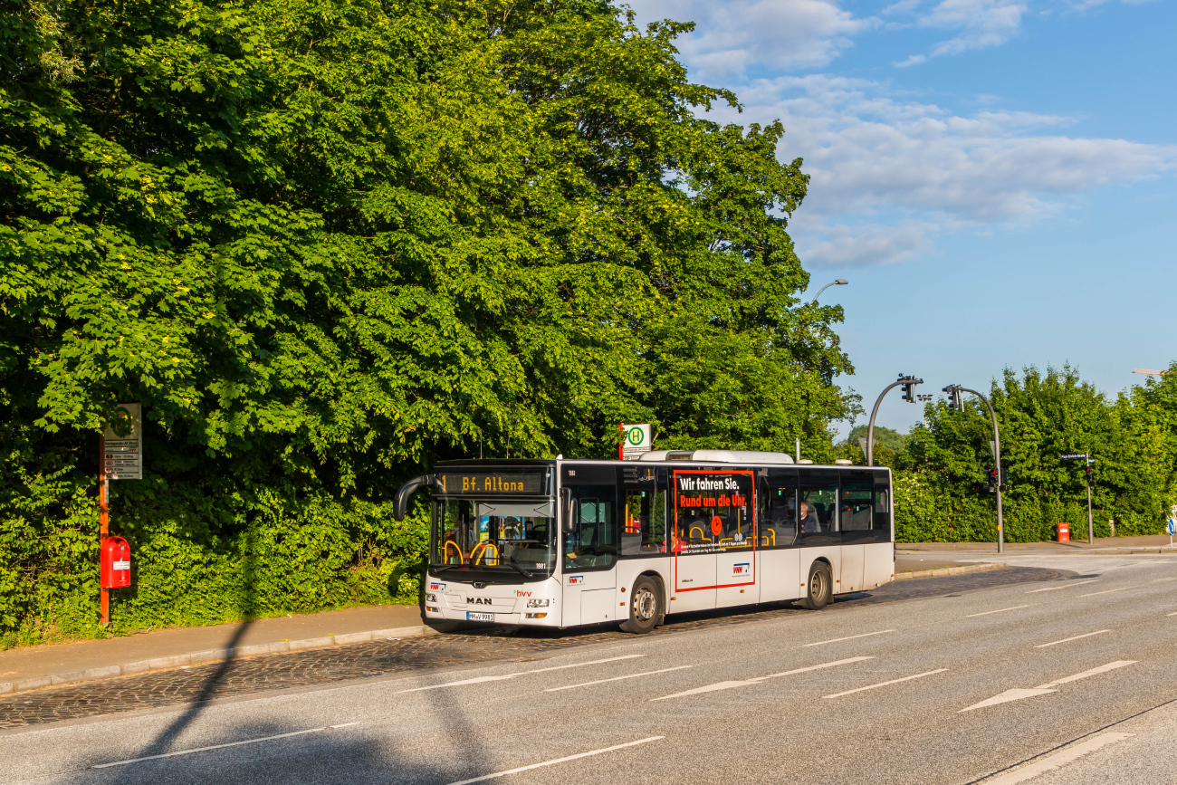 Hamburg, MAN A21 Lion's City NL283 # 1981