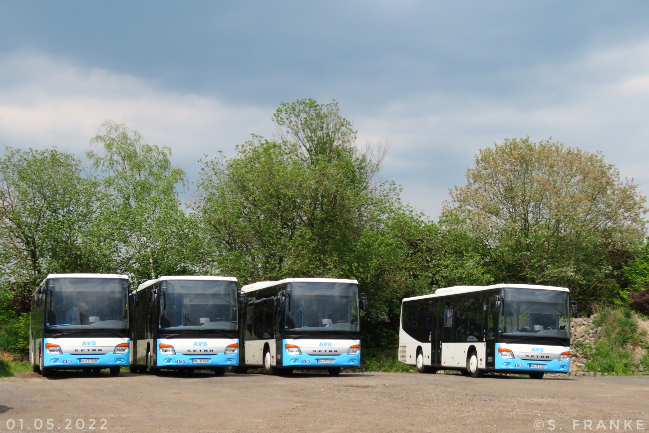 Bad Neuenahr-Ahrweiler, Setra S415LE business # AW-FB 2700; Bad Neuenahr-Ahrweiler, Setra S415LE business # AW-FB 3300; Bad Neuenahr-Ahrweiler, Setra S415LE business # AW-FB 2100; Bad Neuenahr-Ahrweiler, Setra S415LE business # AW-FB 2200