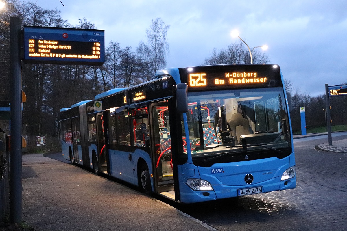 Wuppertal, Mercedes-Benz Citaro C2 G # 2074