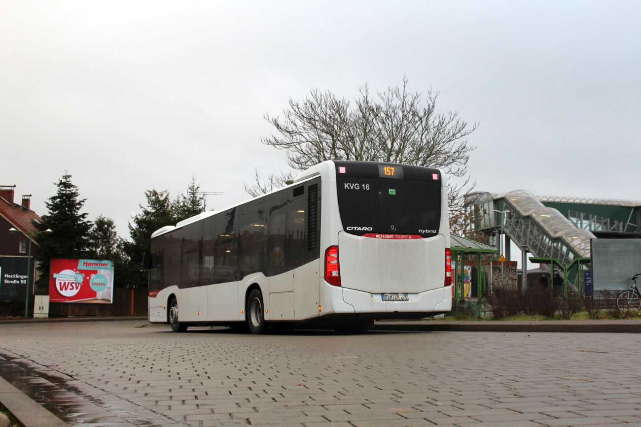 Aschersleben, Mercedes-Benz Citaro C2 Ü Hybrid nr. KVG 16