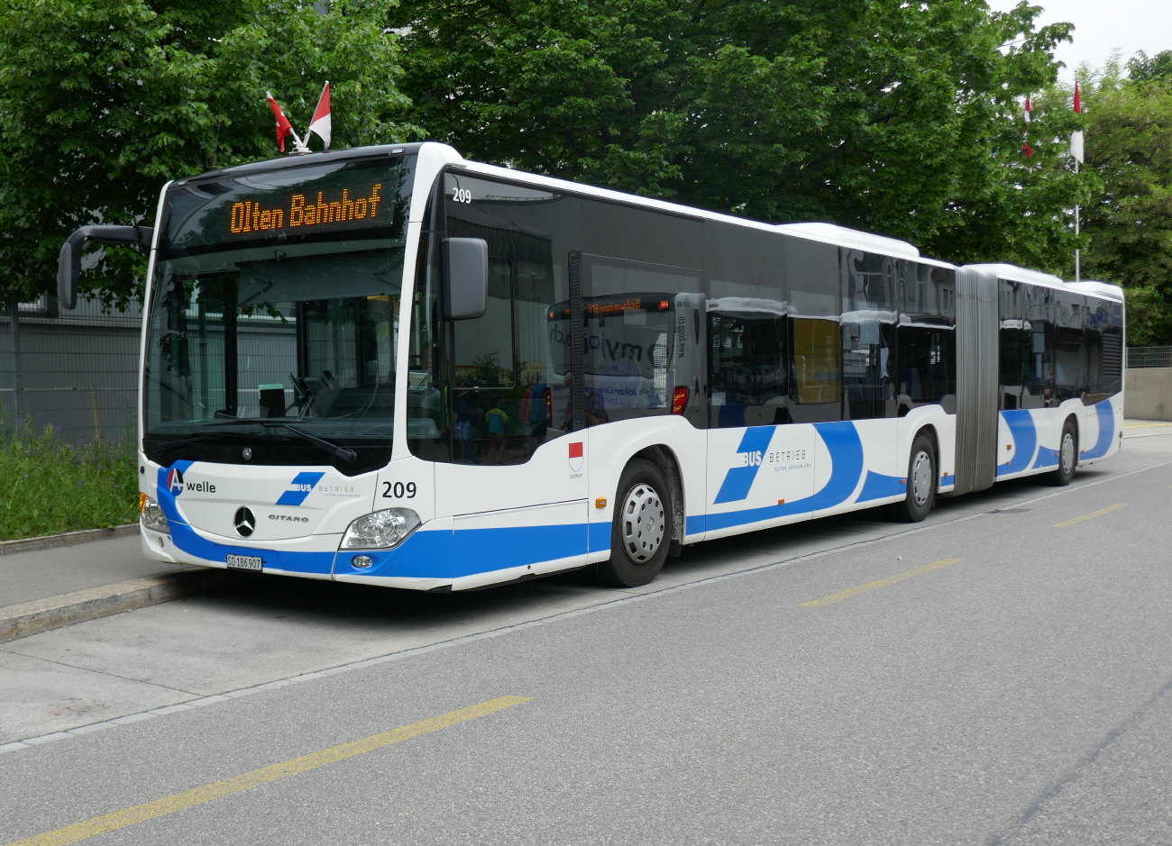 Solothurn, Mercedes-Benz Citaro C2 G № 209