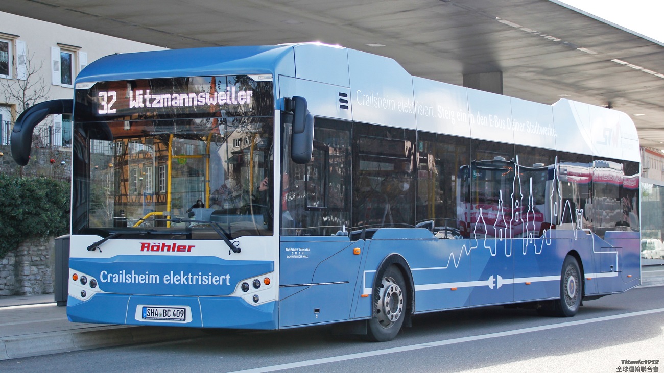 Schwäbisch Hall, Ebe EUROPA Blue City Bus № SHA-BC 409