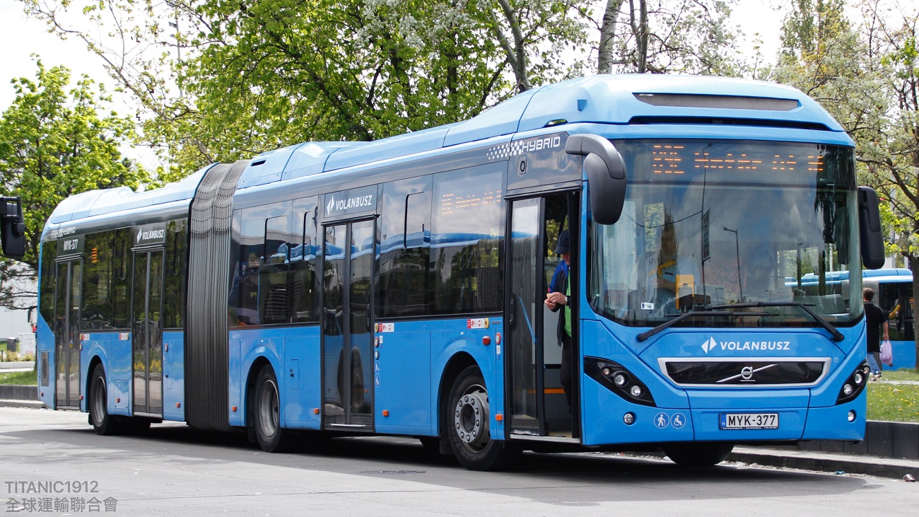 Budapest, Volvo 7900A Hybrid # MYK-377