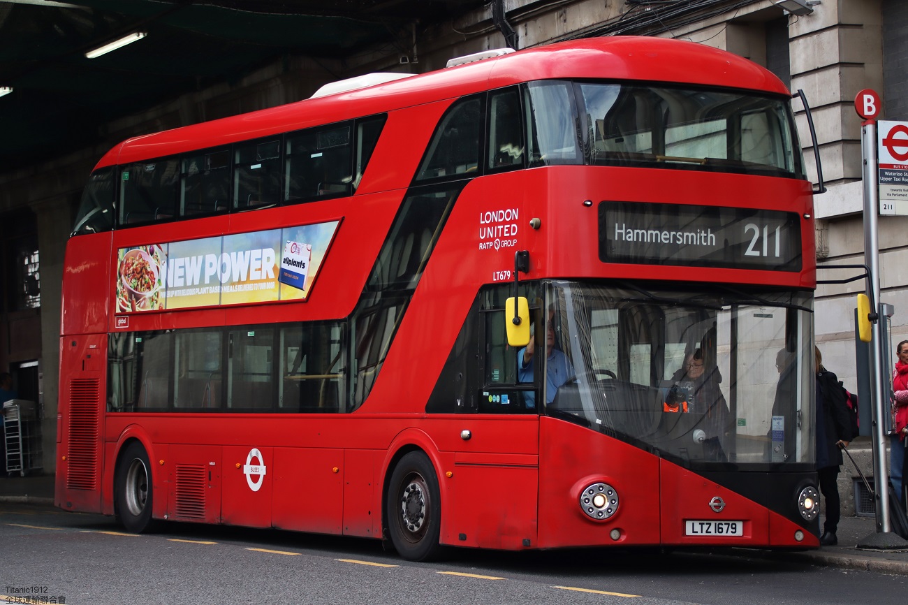 London, Wright New Bus for London # LT679