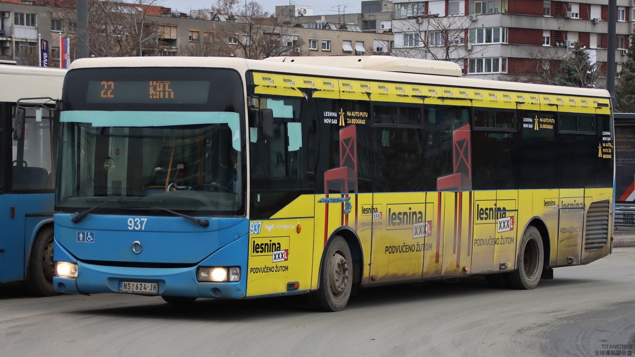 Novi Sad, Irisbus Crossway LE 12M # 937