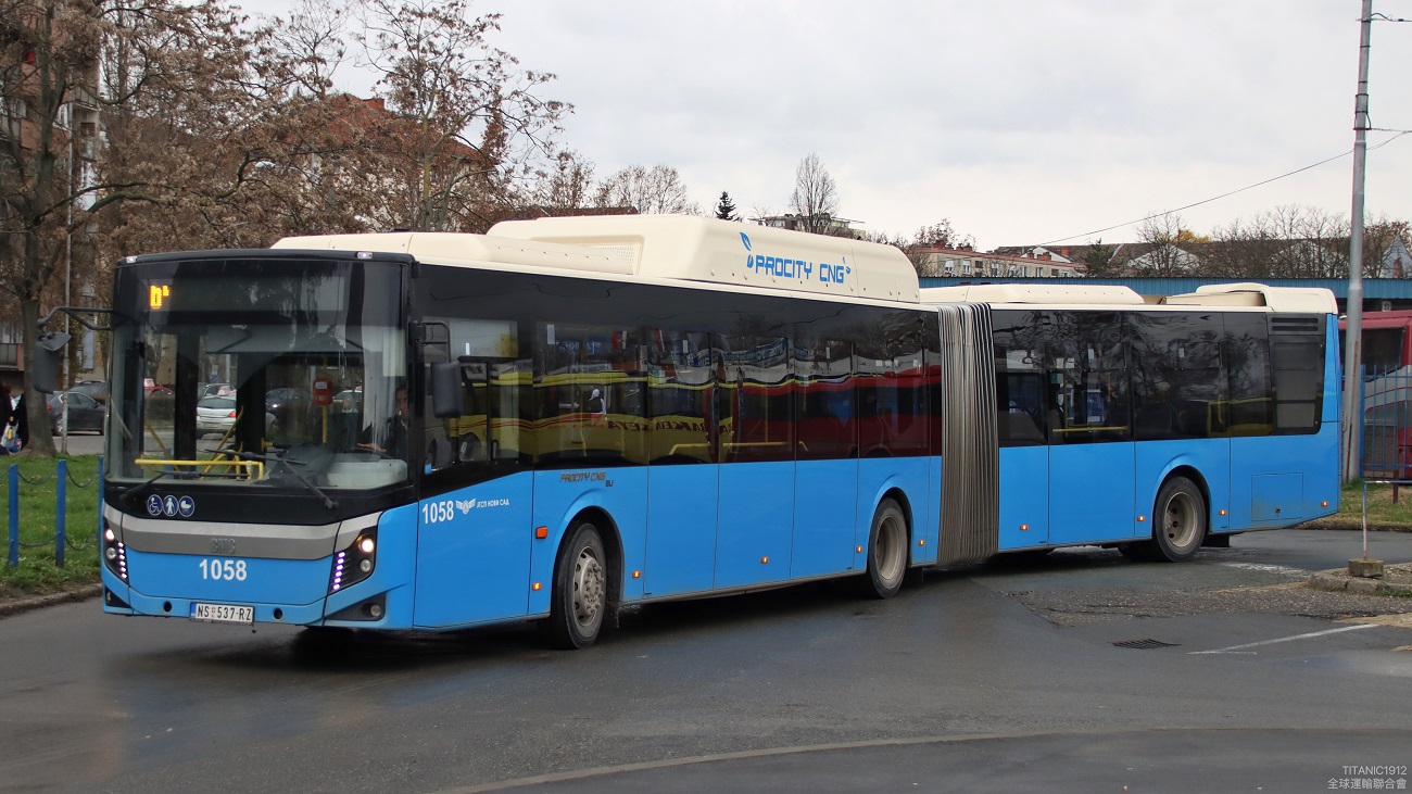 Novi Sad, BMC Procity 18 CNG č. 1058