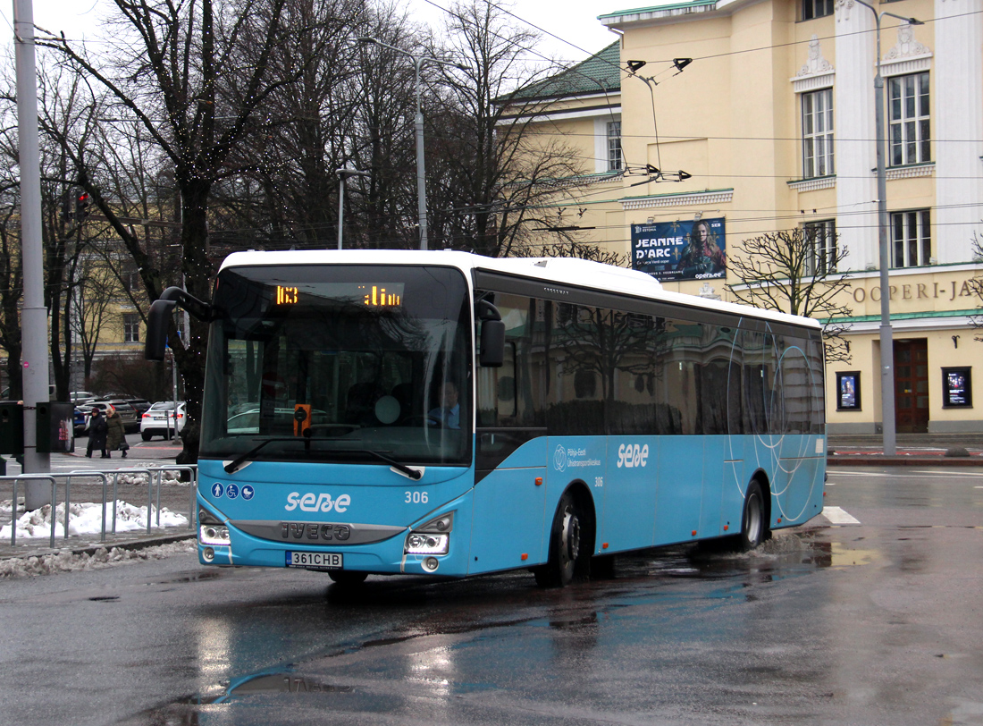 Таллин, IVECO Crossway LE Line 12M № 306